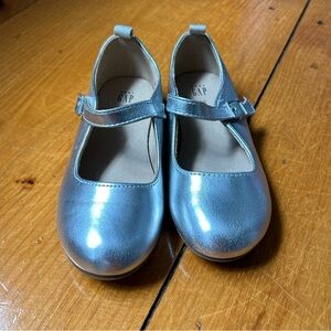 Gap Mary Jane shoes. Metallic silver. Worn once.